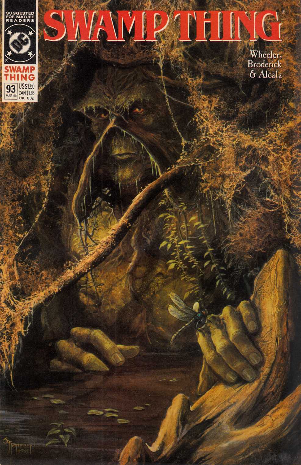 Saga of the Swamp Thing #93 Very Fine (8.0) [DC Comic] LARGE