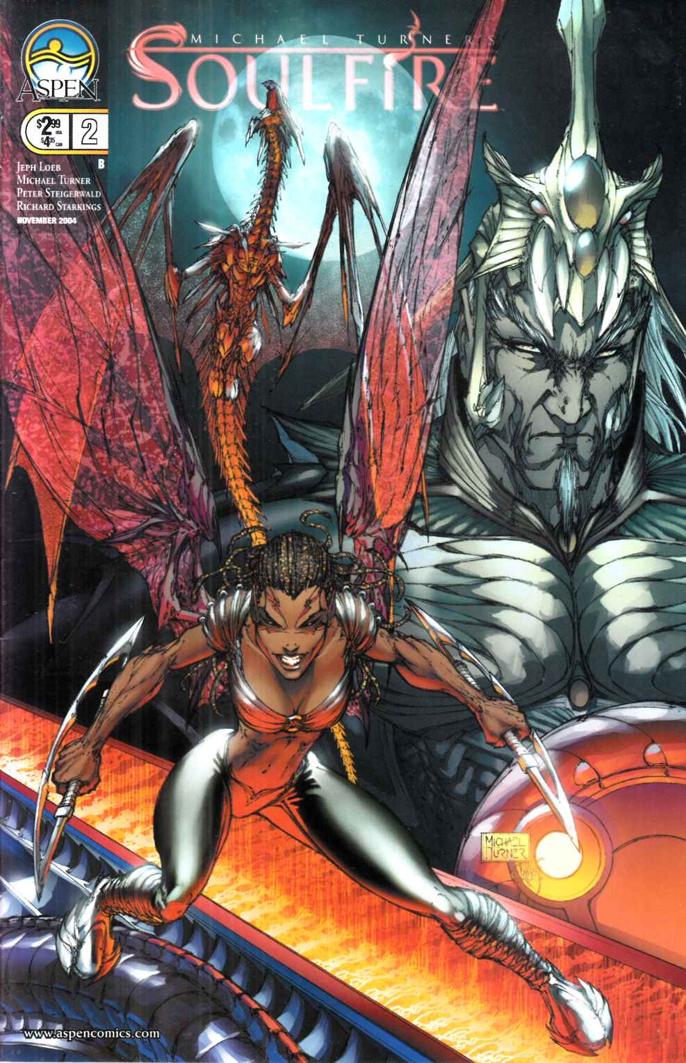 Soulfire #2 Cover B Very Fine (8.0) [Aspen Comic] THUMBNAIL