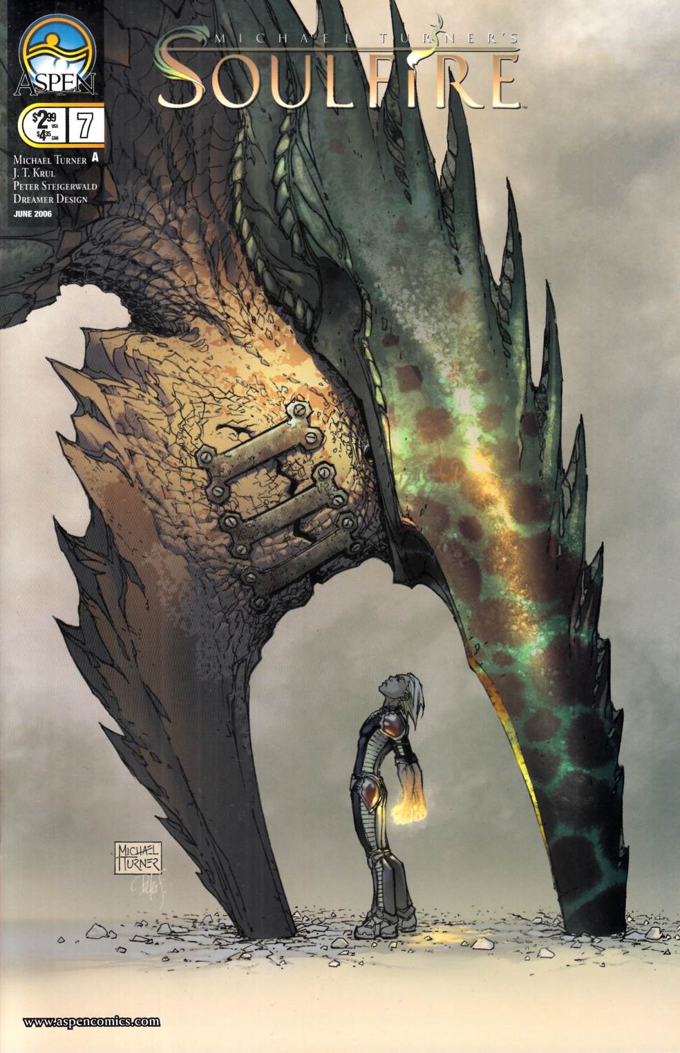 Soulfire #7 Cover A Very Fine (8.0) [Aspen Comic] THUMBNAIL