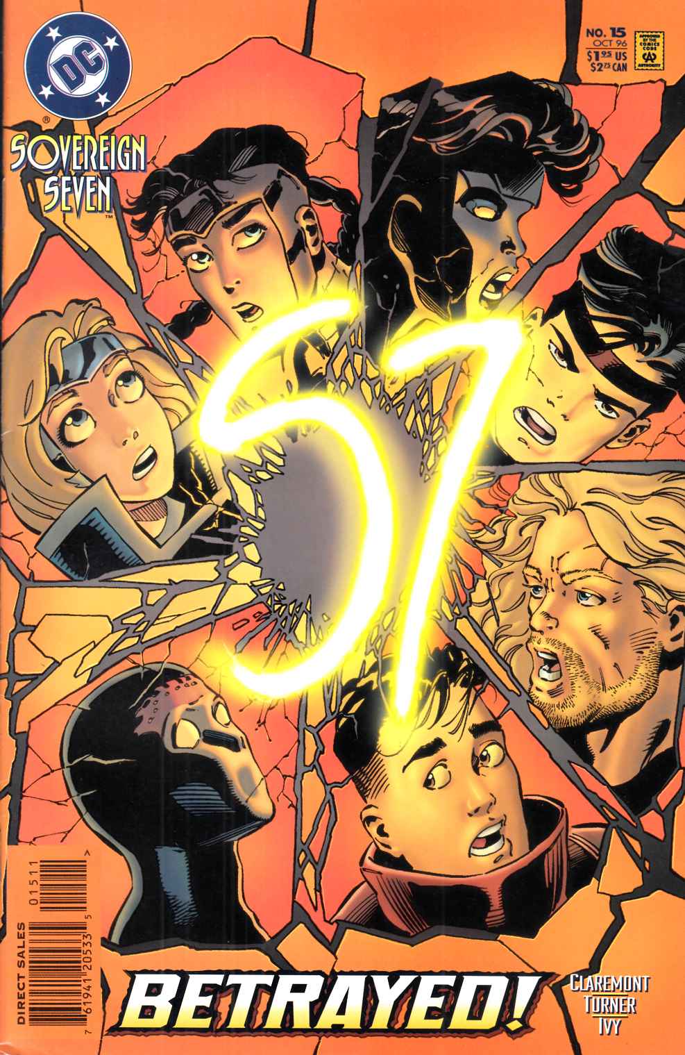Sovereign Seven #15 Fine (6.0) [DC Comic] THUMBNAIL