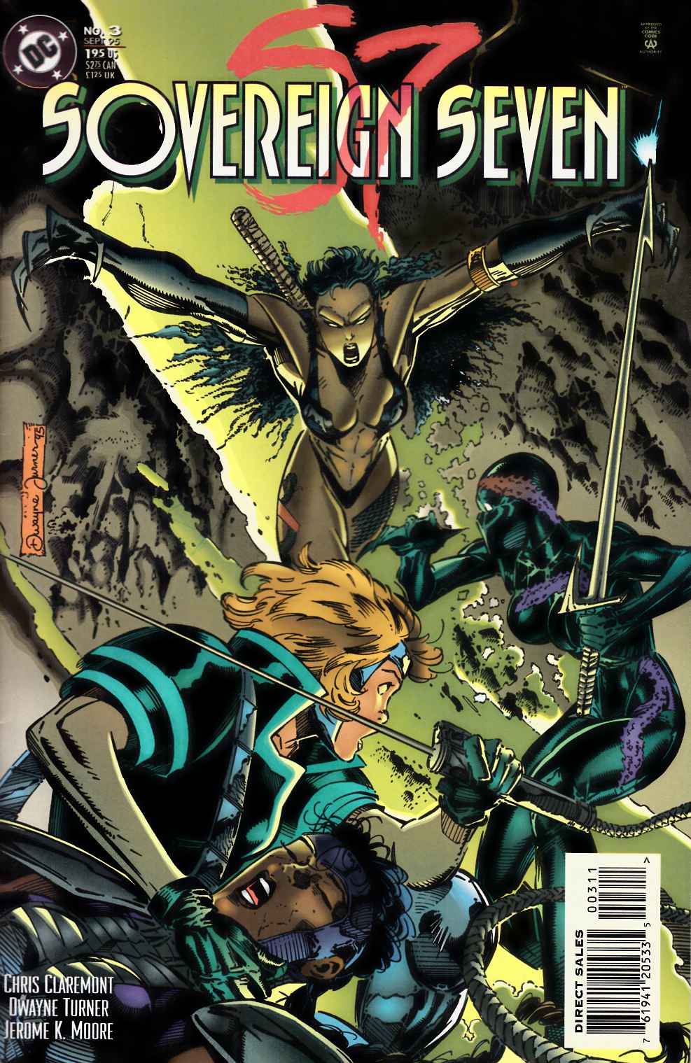 Sovereign Seven #3 Fine (6.0) [DC Comic] THUMBNAIL