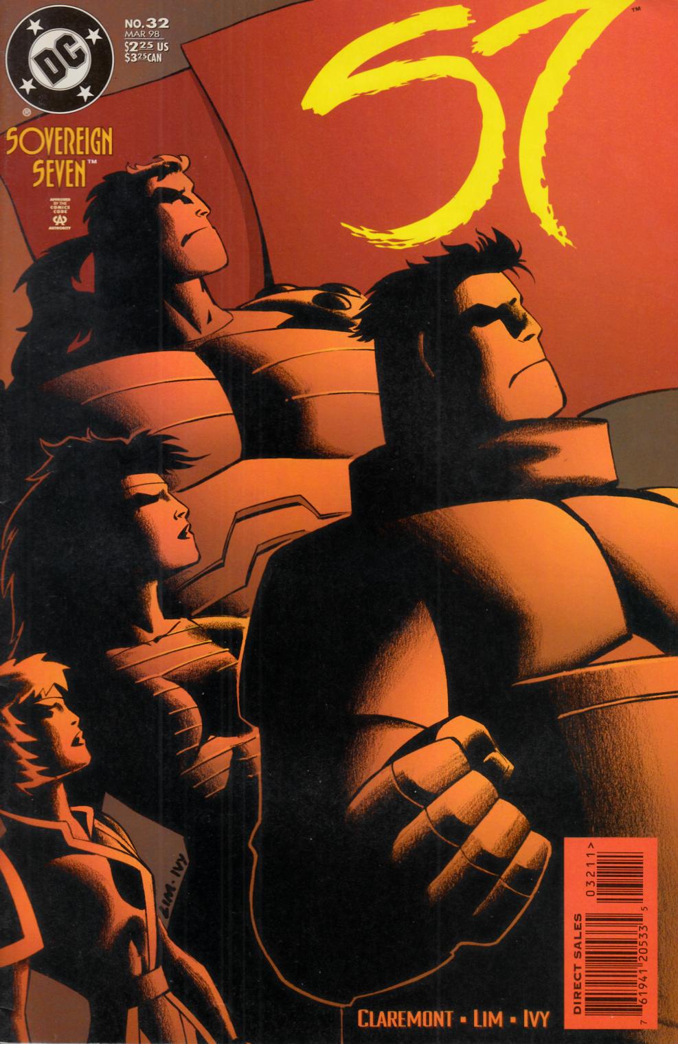 Sovereign Seven #32 Fine (6.0) [DC Comic] LARGE
