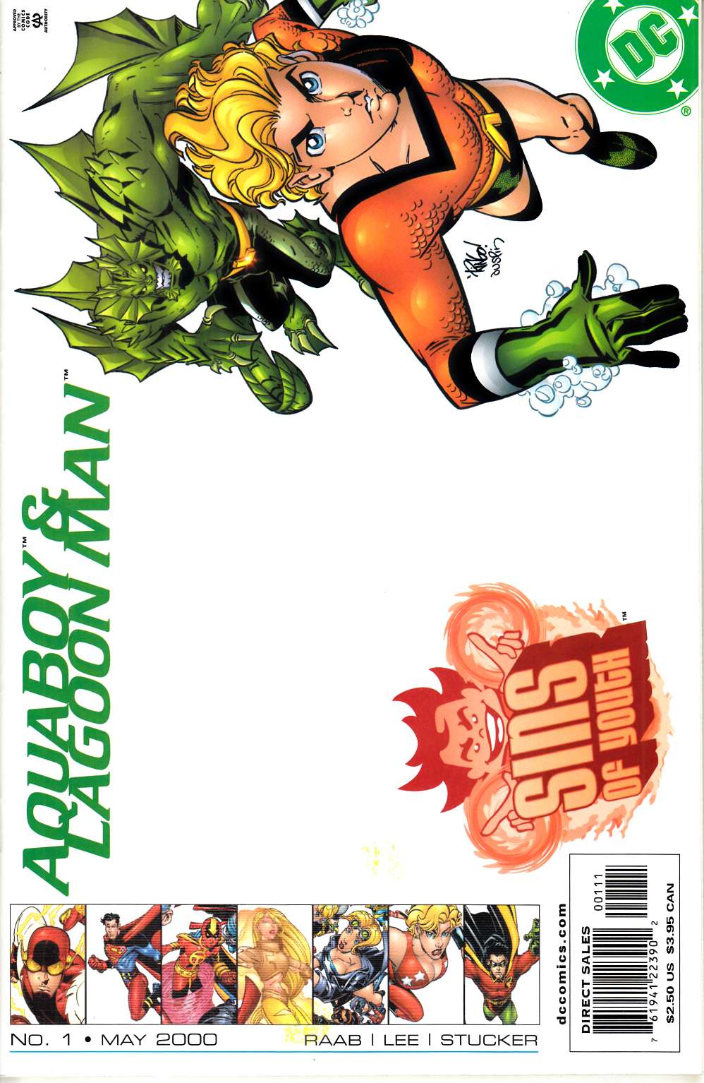 Sins of Youth Aquaboy and Lagoon Man #1 Very Fine (8.0) [DC Comic] THUMBNAIL