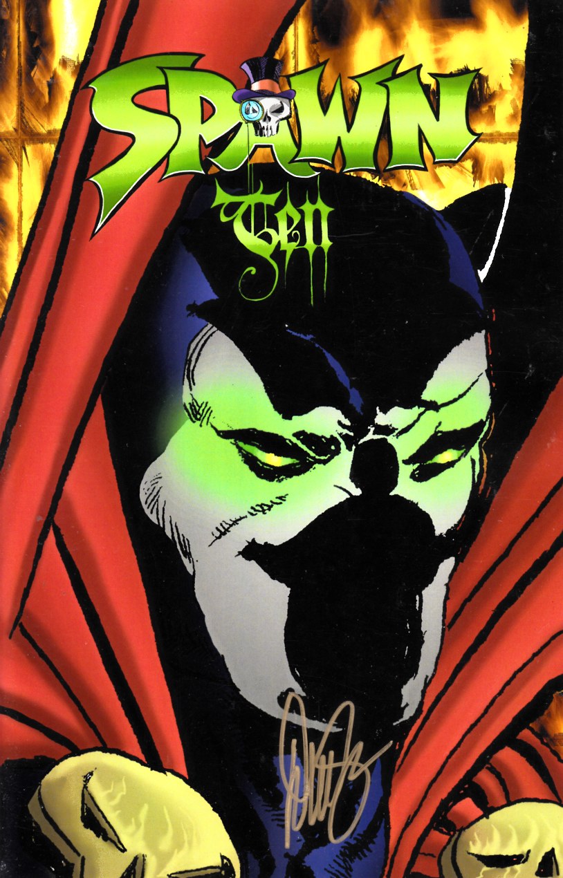 Spawn #10 Sim Signed & Numbered Ashcan Edition Near Mint (9.4) [Image Comic] LARGE