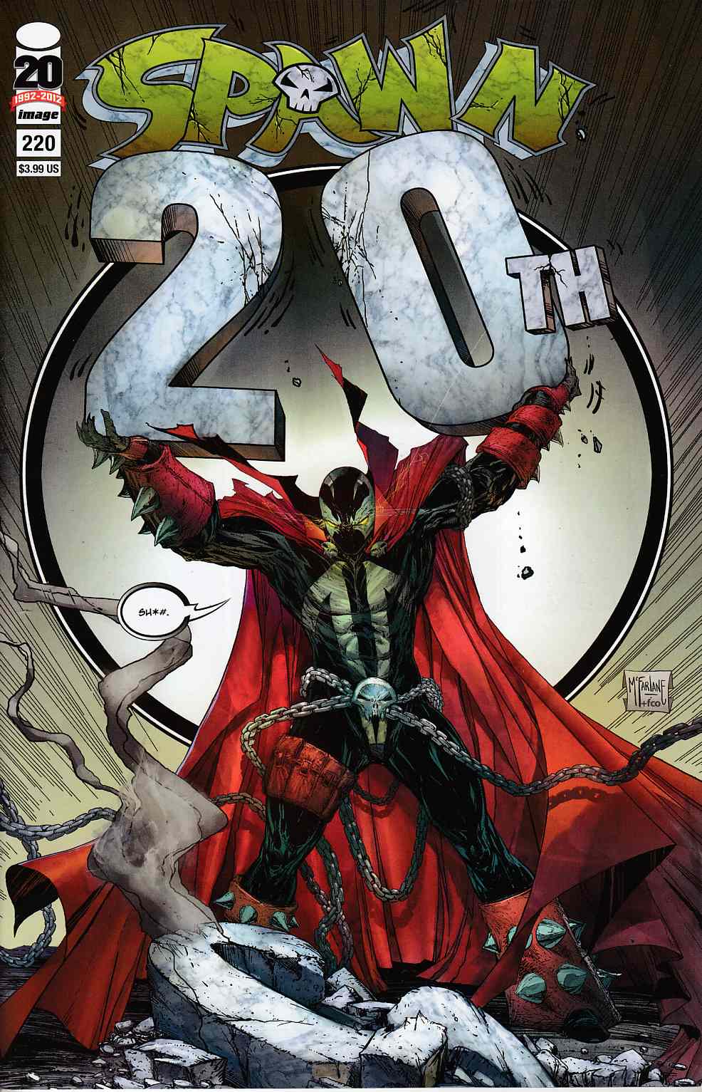Spawn #220 Cover A McFarlane Near Mint Minus (9.2) [Image Comic] LARGE