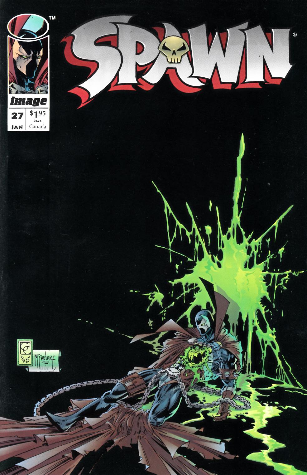 Spawn #27 Near Mint Minus (9.2) [Image Comic] THUMBNAIL