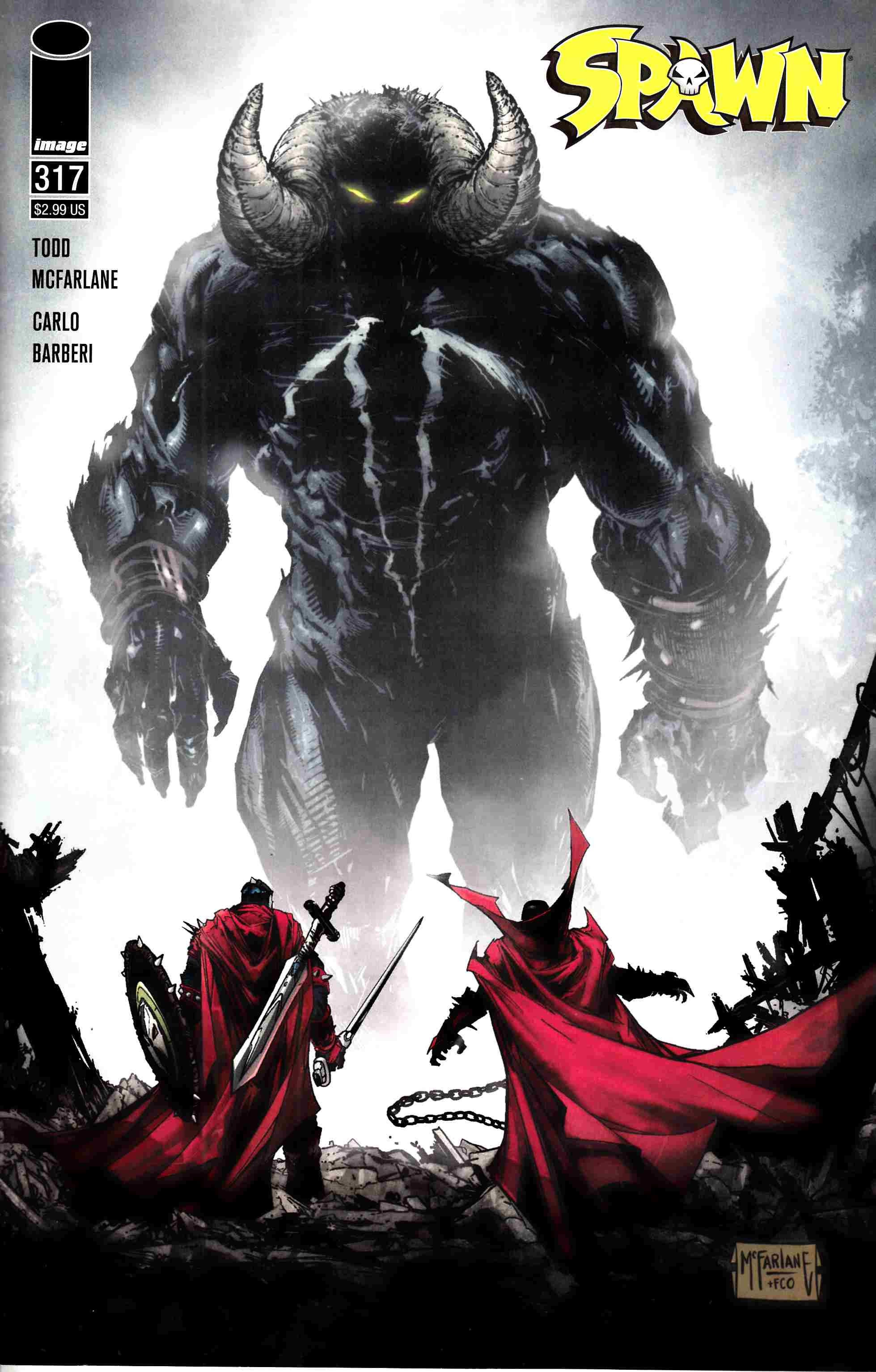 Spawn #317 Cover B Near Mint (9.4) [Image Comic] LARGE
