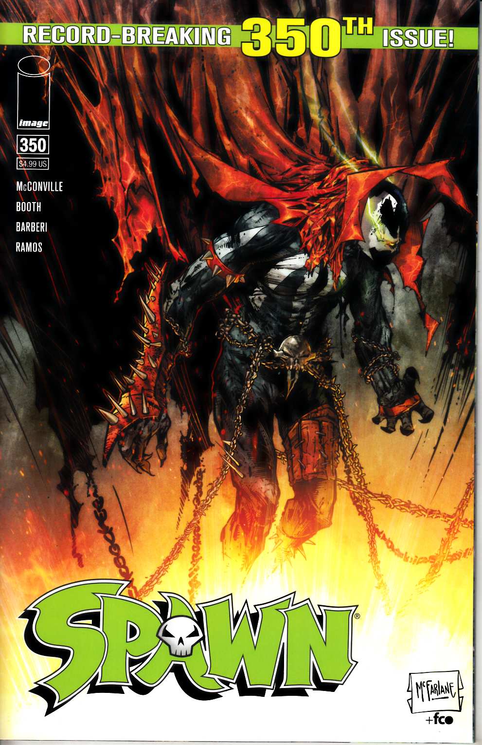 Spawn #350 Cover B Near Mint (9.4) [Image Comic] THUMBNAIL