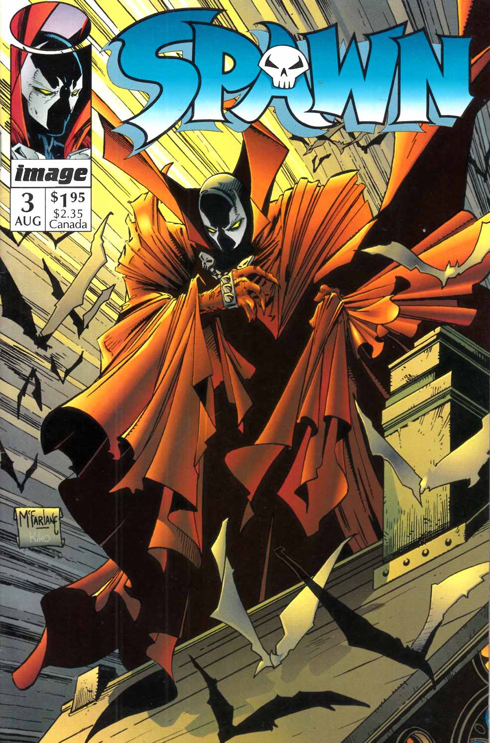 Spawn #3 Very Fine Minus (7.5) [Image Comic] THUMBNAIL