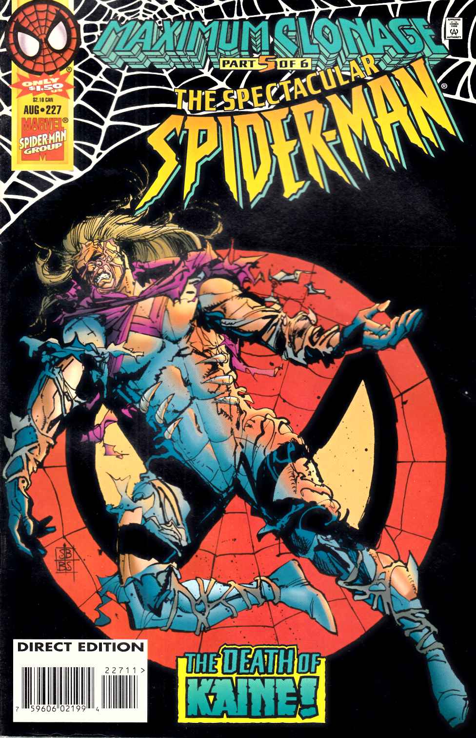 Spectacular Spider-Man #227 Fine (6.0) [Marvel Comic] THUMBNAIL