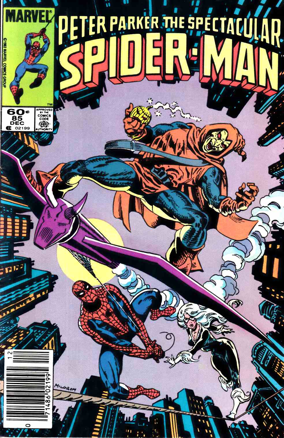 Spectacular Spider-Man #85 Newsstand Edition Very Fine (8.0) [Marvel Comic] LARGE