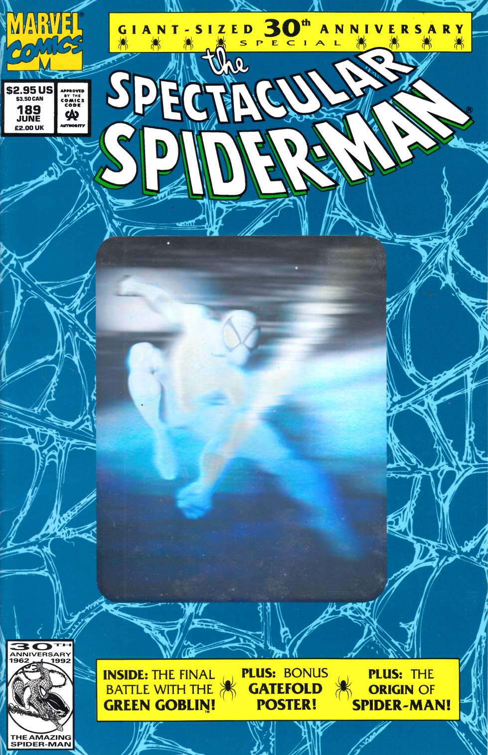 Spectacular Spider-Man #189 Very Fine (8.0) [Marvel Comic] THUMBNAIL