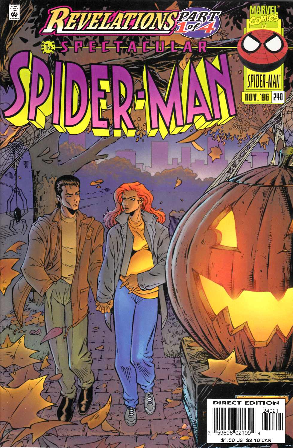 Spectacular Spider-Man #240 Cover B Near Mint Minus (9.2) [Marvel Comic] THUMBNAIL