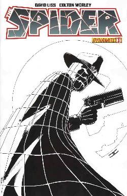 The Spider #1 Cassaday B&W Incentive Cover [Comic] LARGE