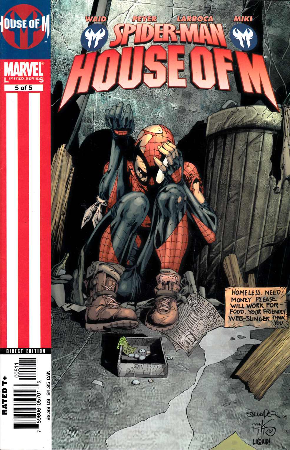 Spider-Man House of M #5 Very Fine (8.0) [Marvel Comic]