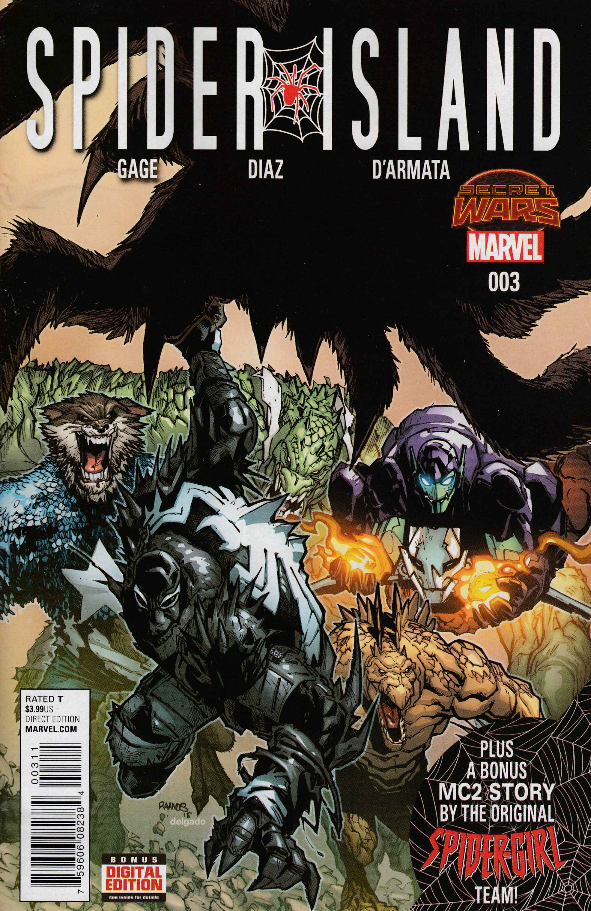 Spider-Island #3 Near Mint (9.4) [Marvel Comic] THUMBNAIL