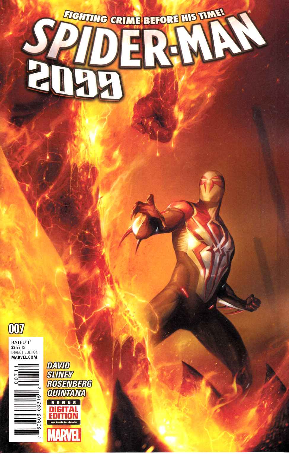 Spider-Man 2099 #7 Near Mint (9.4) [Marvel Comic] LARGE