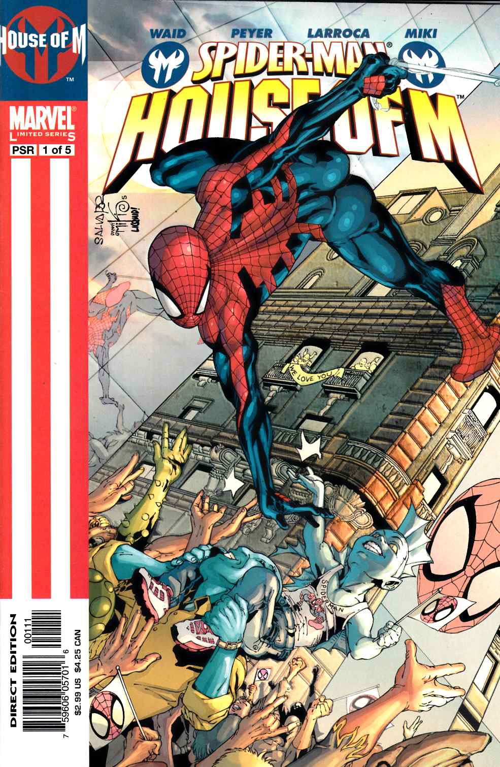 Spider-Man House of M #1 Very Fine (8.0) [Marvel Comic] LARGE