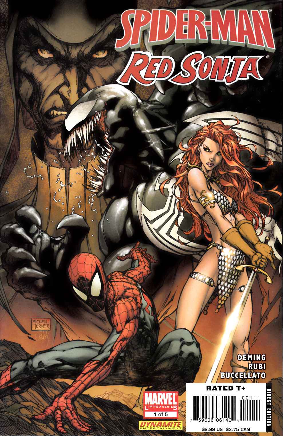 Spider-Man Red Sonja #1 Very Fine (8.0) [Marvel Comic] LARGE