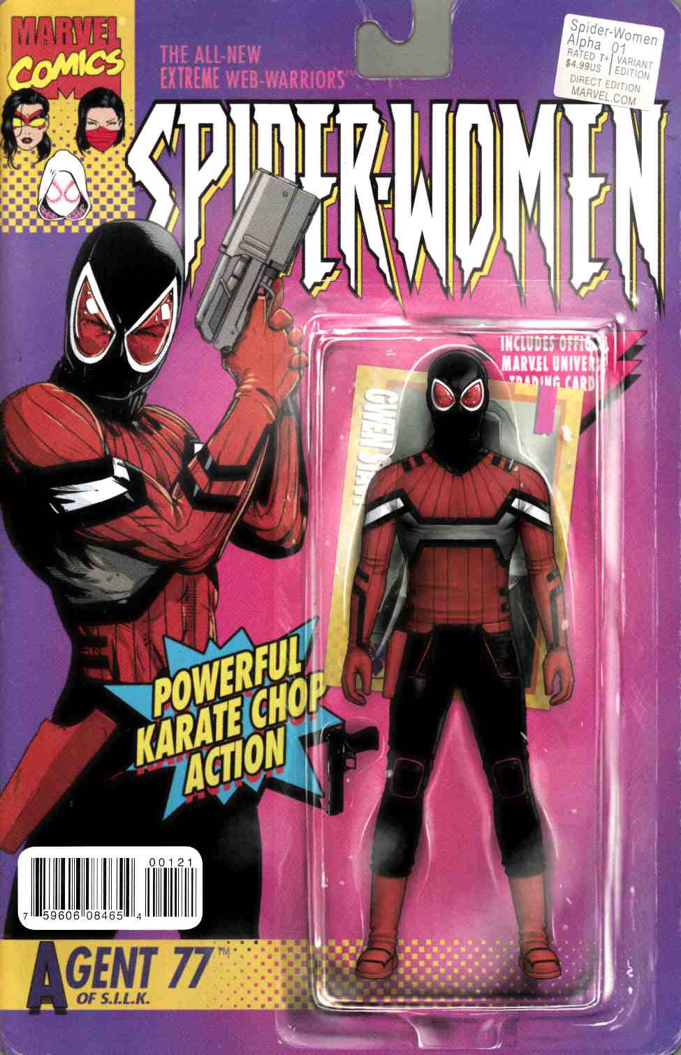 Spider-Women Alpha #1 Christopher Action Figure Variant Cover [Marvel Comic] LARGE