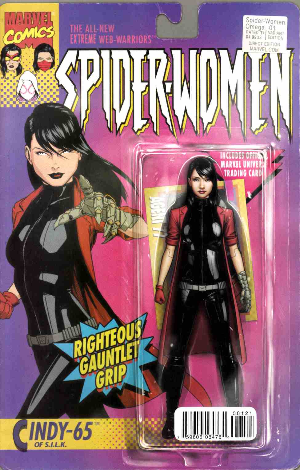 Spider-Women Omega #1 Action Figure Variant Cover [Marvel Comic] LARGE