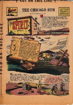 Spirit Weekly Newspaper Comic [February 9th 1947] LARGE