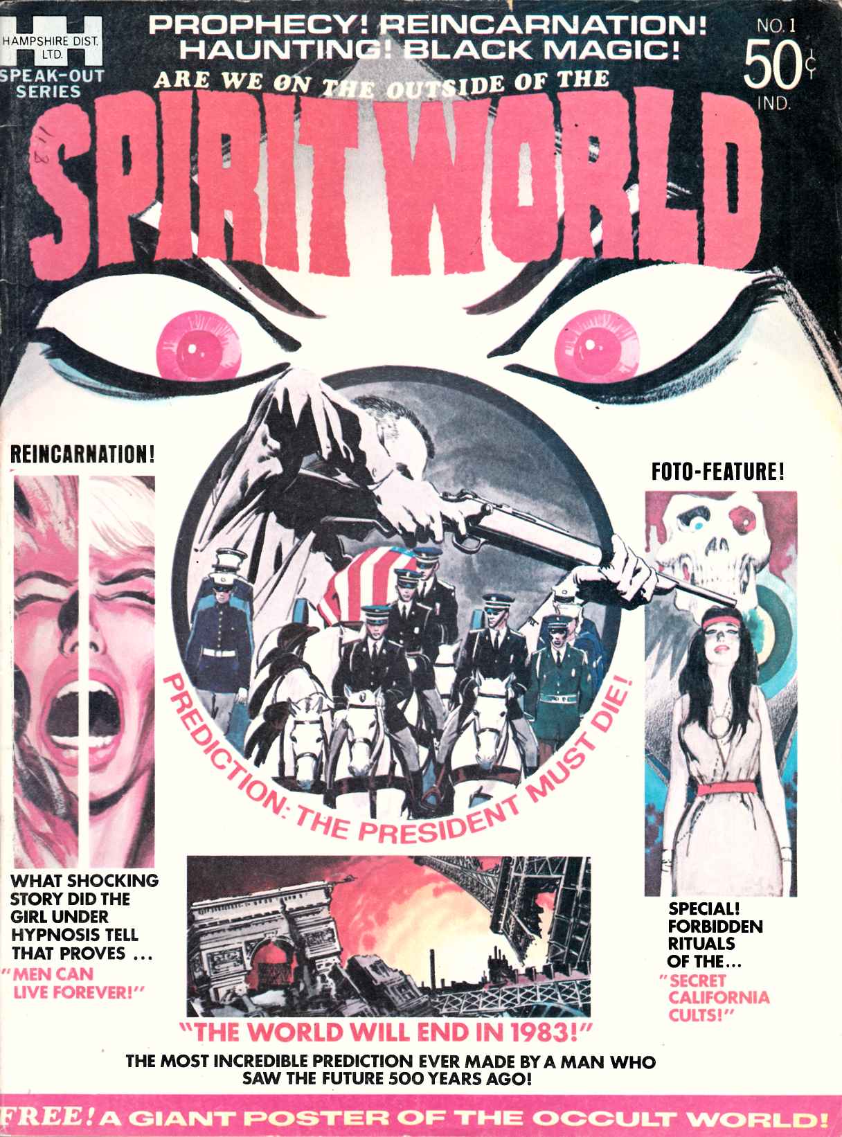 Spirit World Magazine #1 Very Good (4.0) [DC Magazine] LARGE