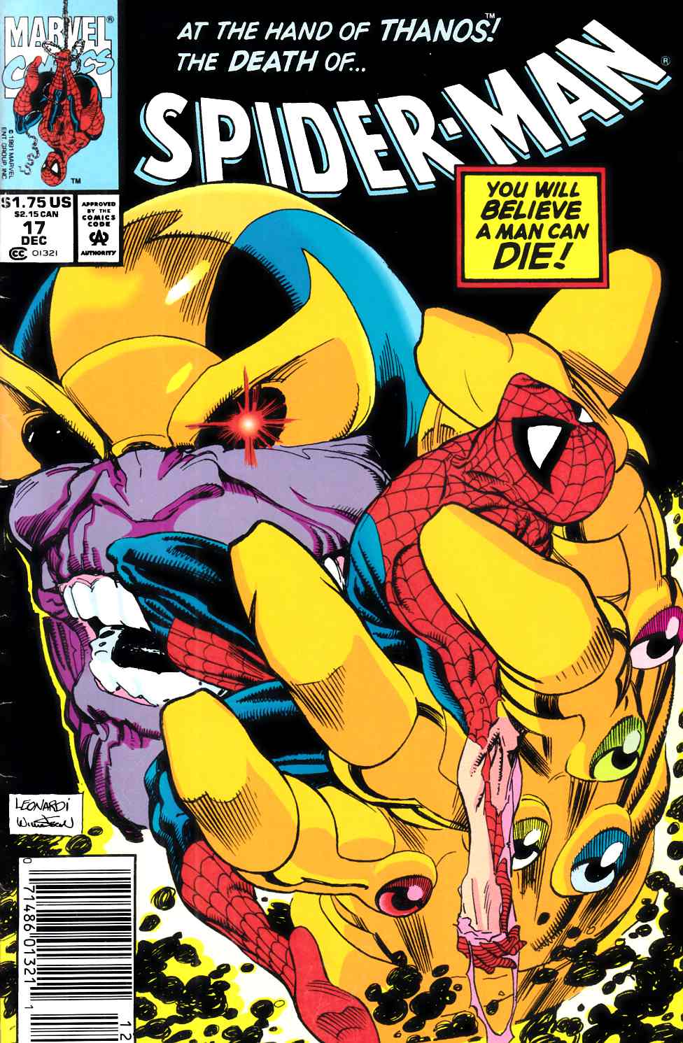 Spider-Man #17 Newsstand Edition Fine (6.0) [Marvel Comic] THUMBNAIL