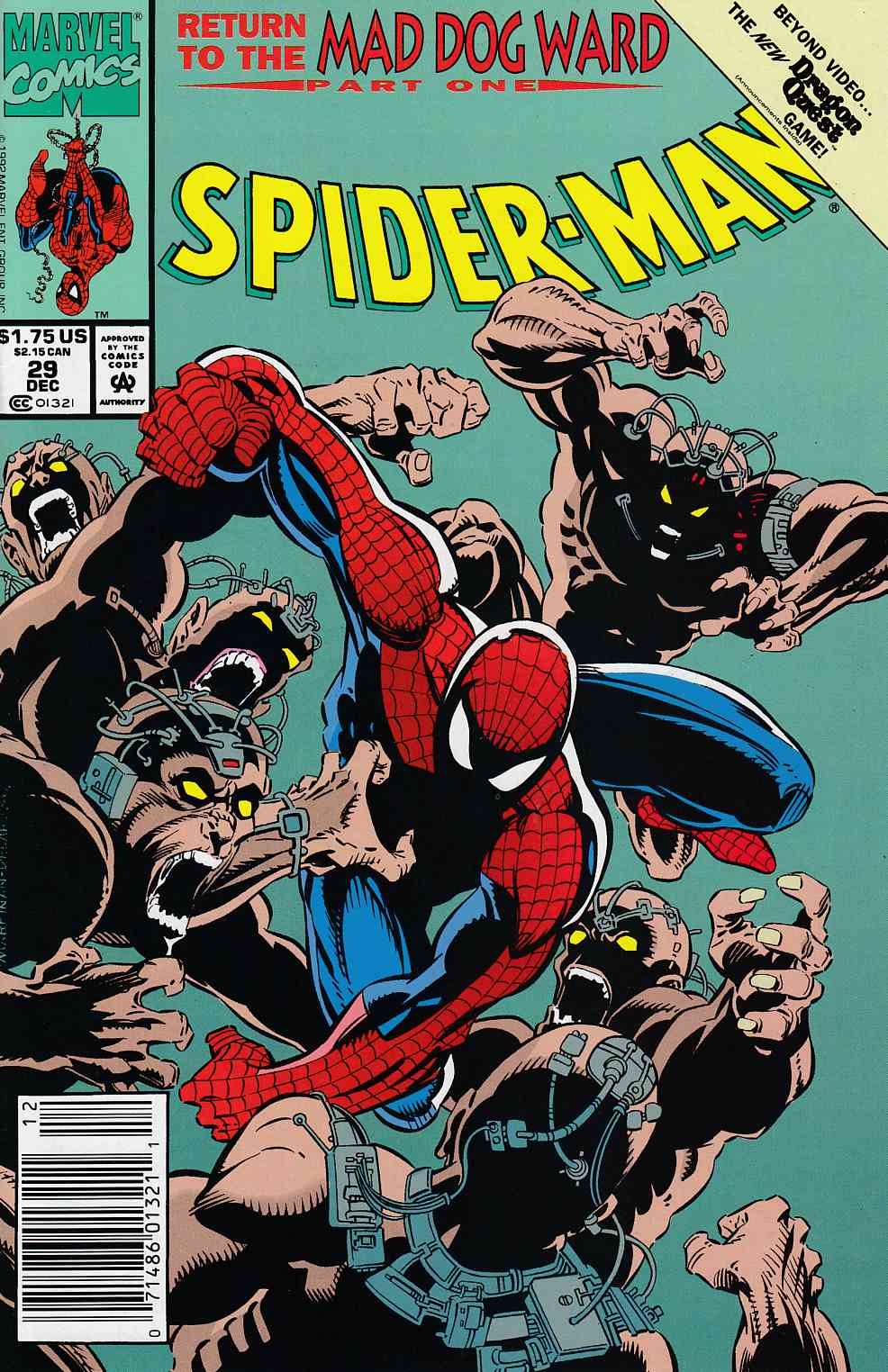 Spider-Man #29 Newsstand Edition Near Mint (9.4) [Marvel Comic] THUMBNAIL