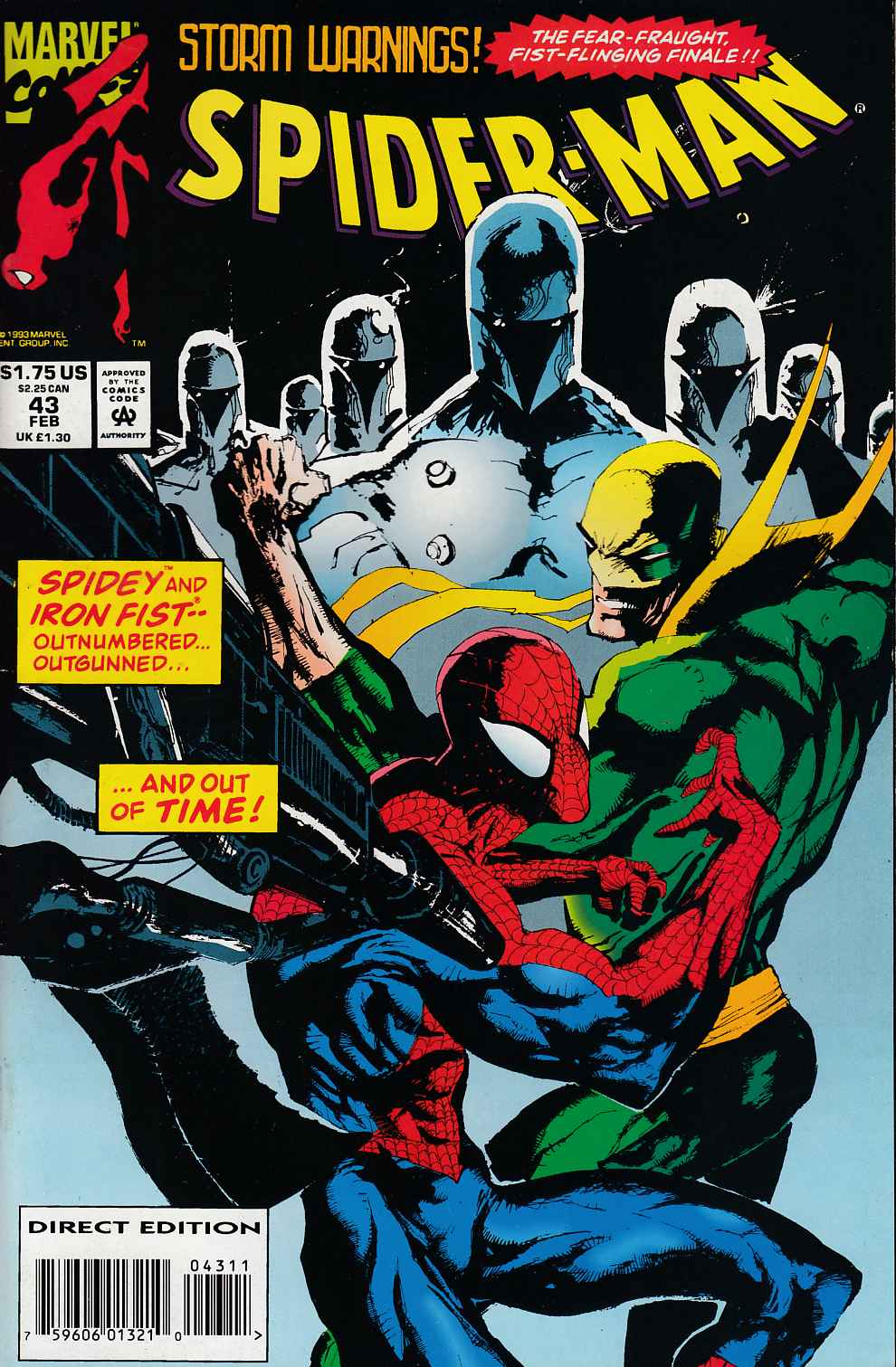 Spider-Man #43 Very Fine (8.0) [Marvel Comic] THUMBNAIL