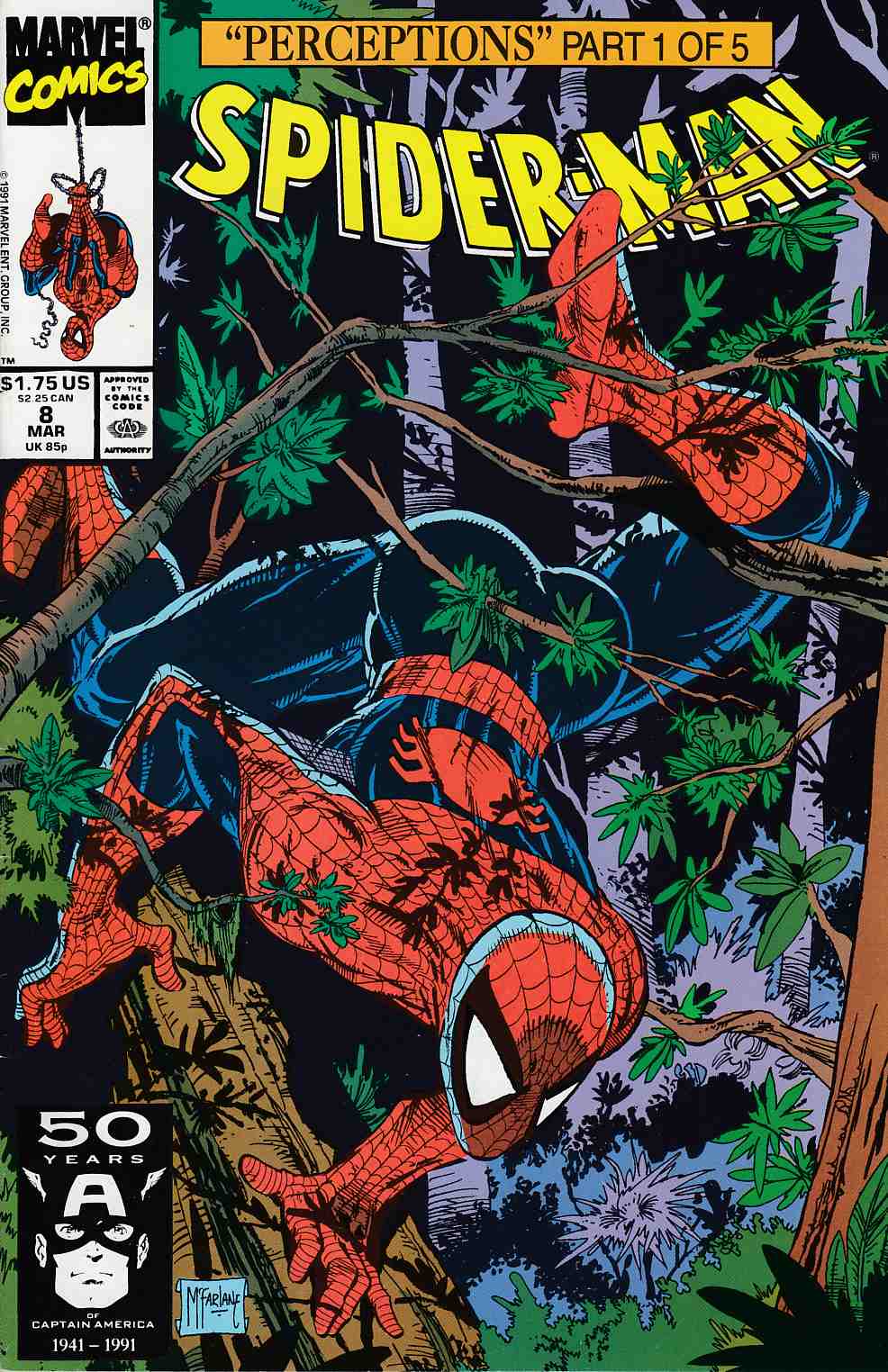 Spider-Man #8 Very Fine Minus (7.5) [Marvel Comic] THUMBNAIL