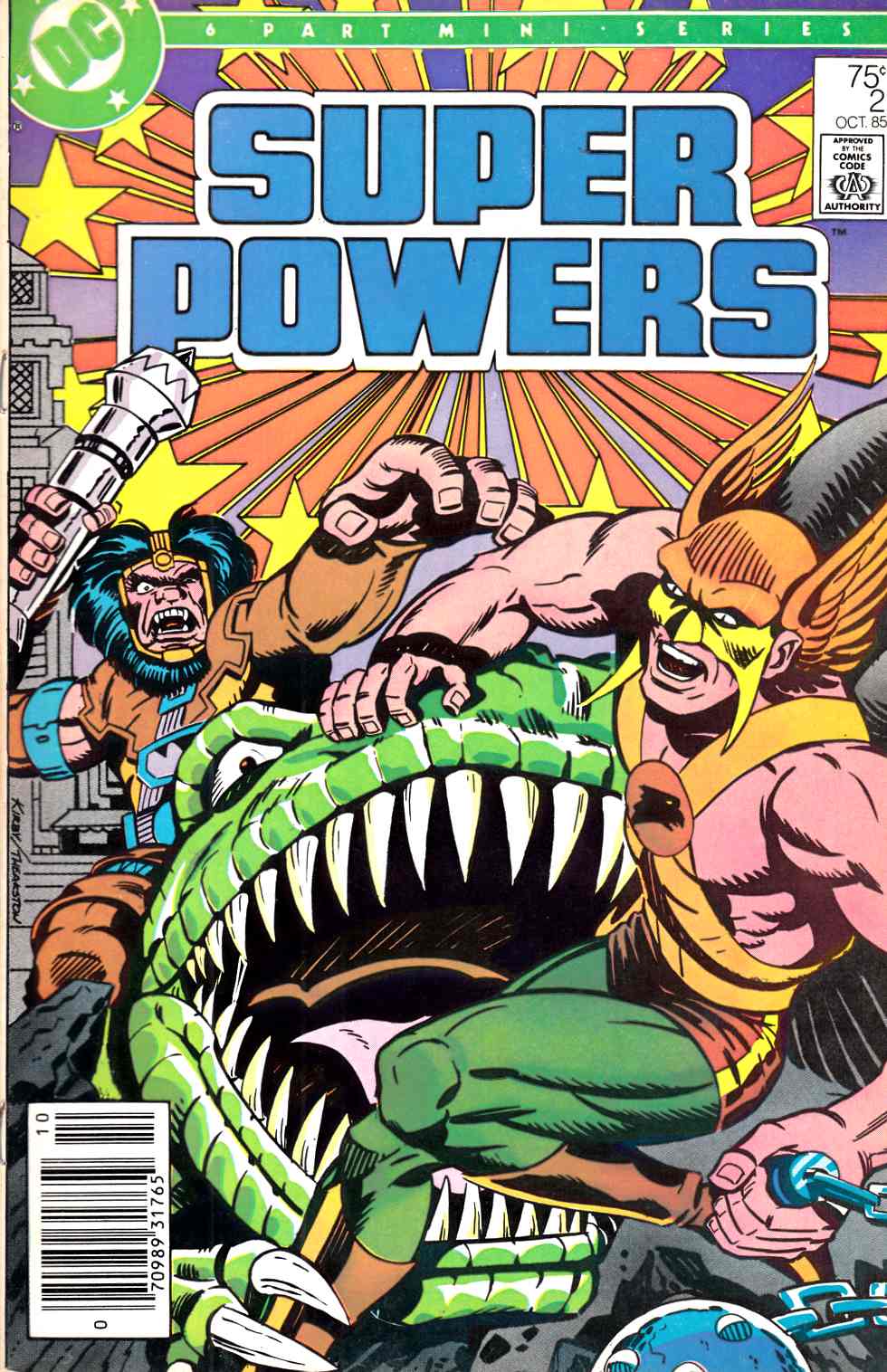 Super Powers #2 Newsstand Edition Fine (6.0) [DC Comic] LARGE