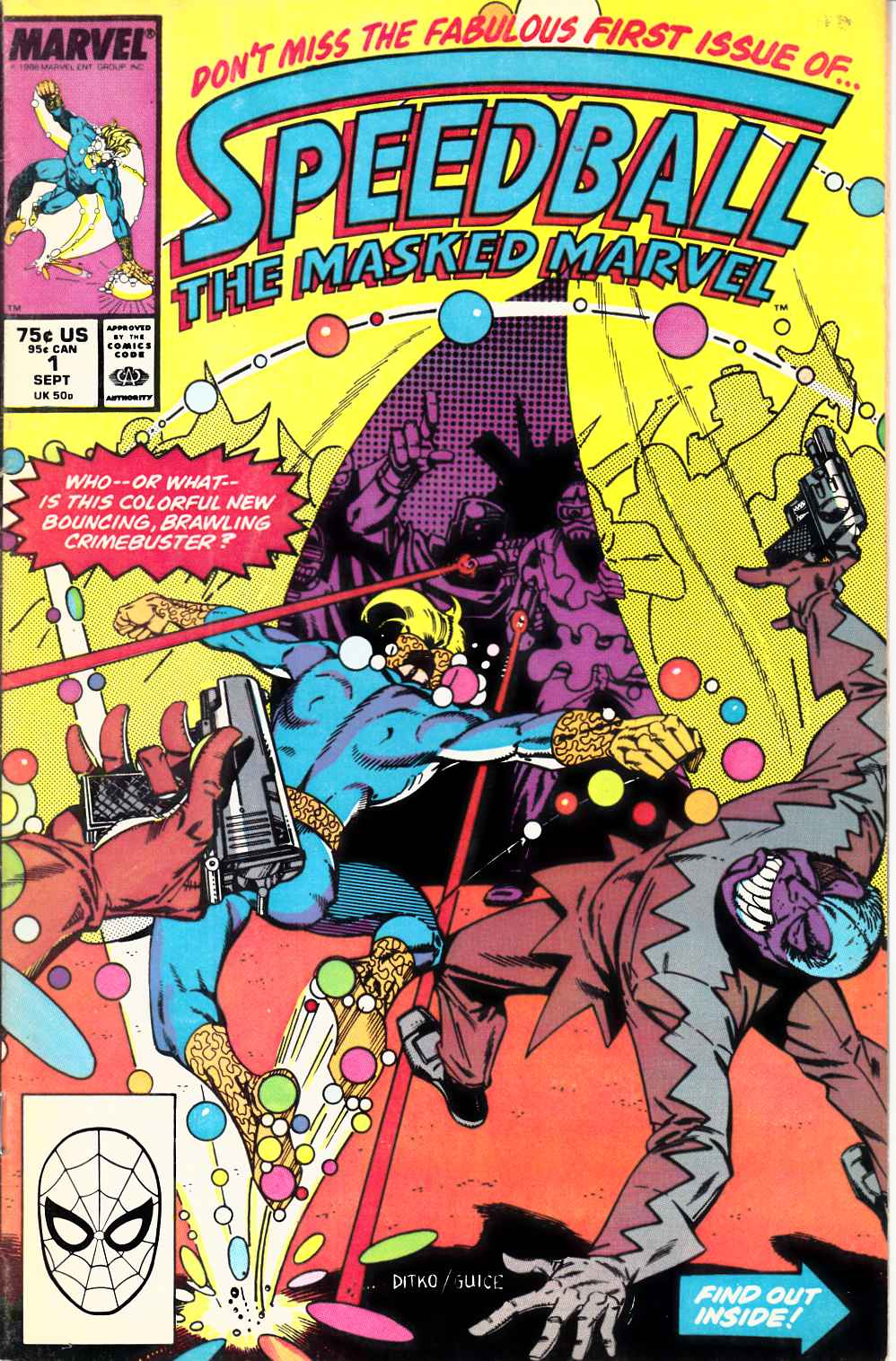 Speedball #1 Very Good (4.0) [Marvel Comic] THUMBNAIL