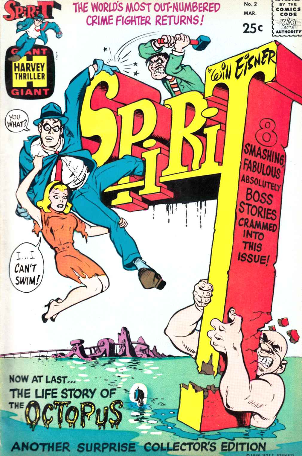Spirit #2 Fine (6.0) [Harvey Comic] THUMBNAIL