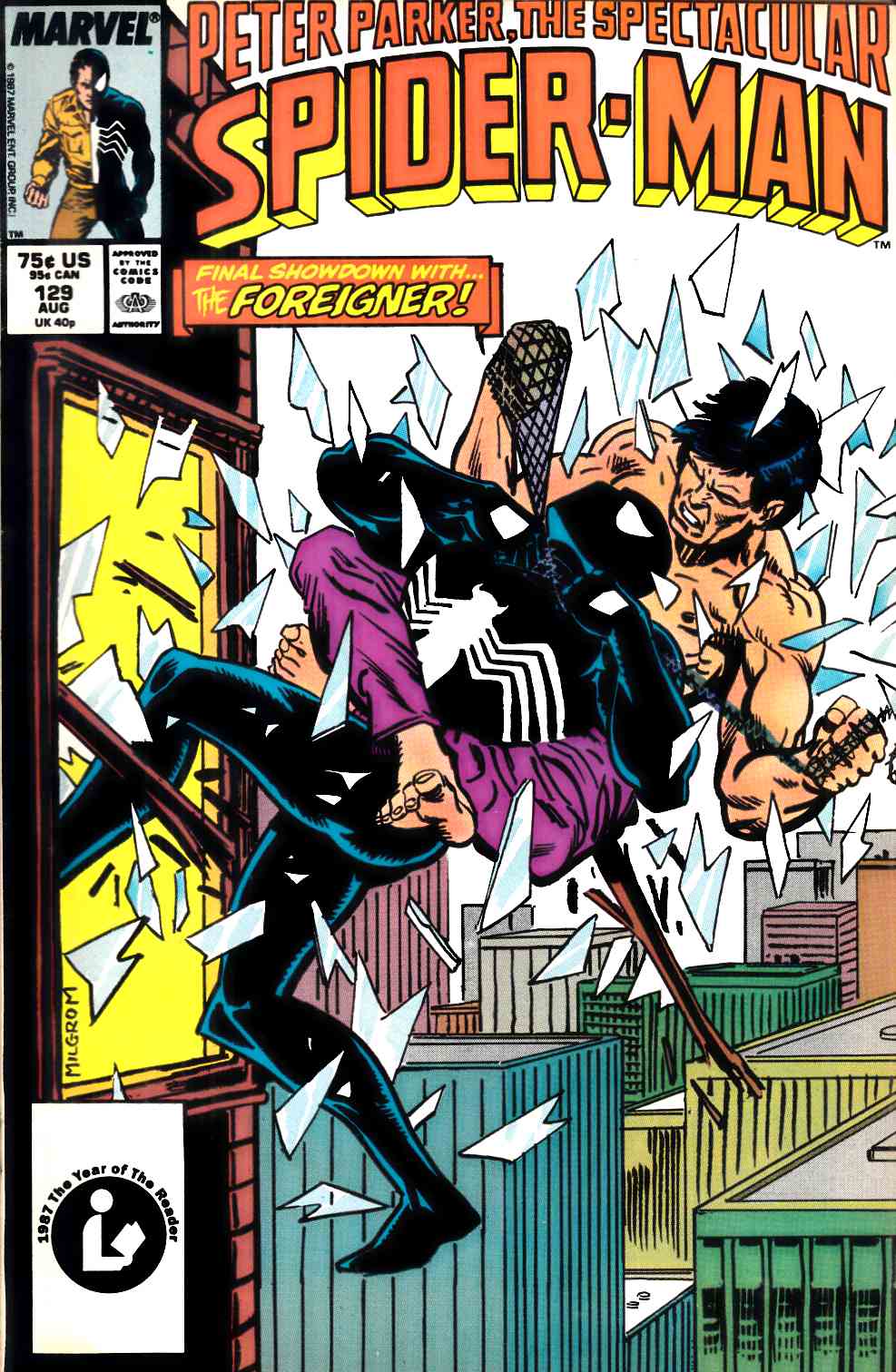 Spectacular Spider-Man #129 Fine (6.0) [Marvel Comic] THUMBNAIL