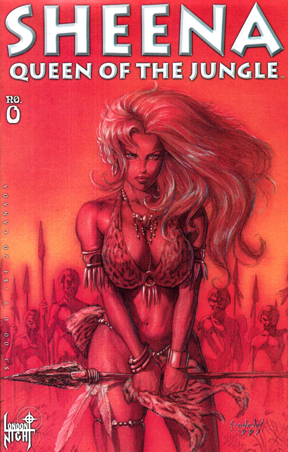 Sheena Queen of the Jungle #0 Cover C Very Fine (8.0) [London Night Comic] LARGE