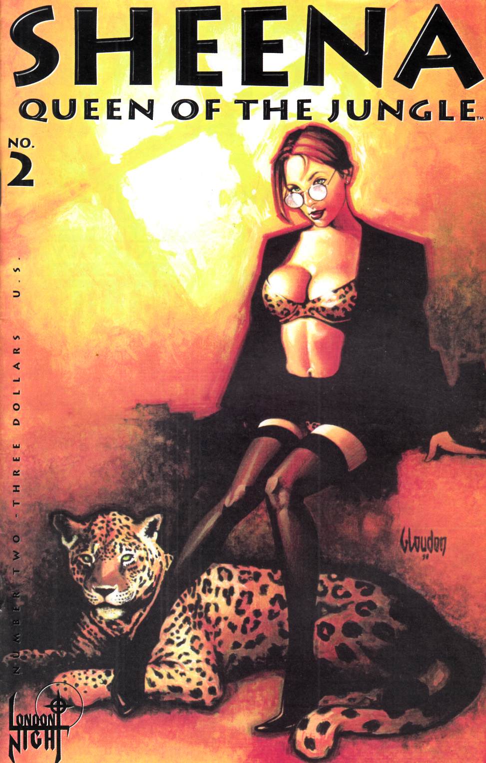 Sheena Queen of the Jungle #2 Very Fine (8.0) [London Night Comic] THUMBNAIL