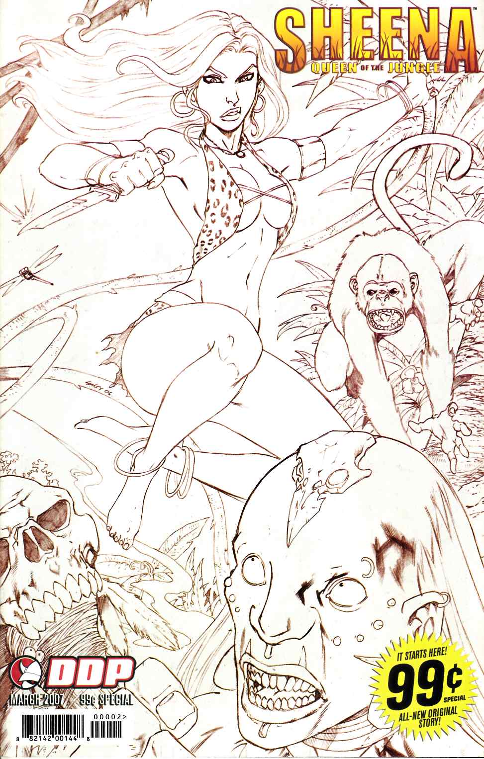 Sheena #0 Cover B Near Mint (9.4) [Devils Due Comic] THUMBNAIL