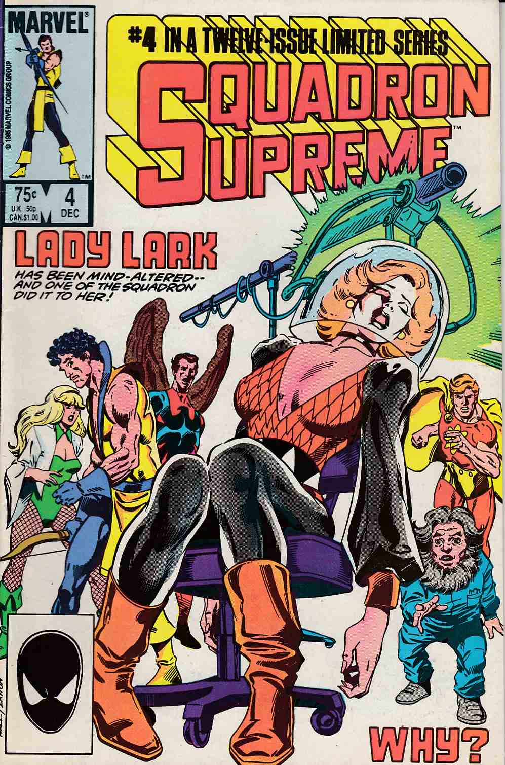 Squadron Supreme #4 Fine (6.0) [Marvel Comic] LARGE