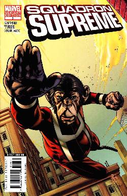 Squadron Supreme #3 Monkey Variant Cover [Comic] LARGE