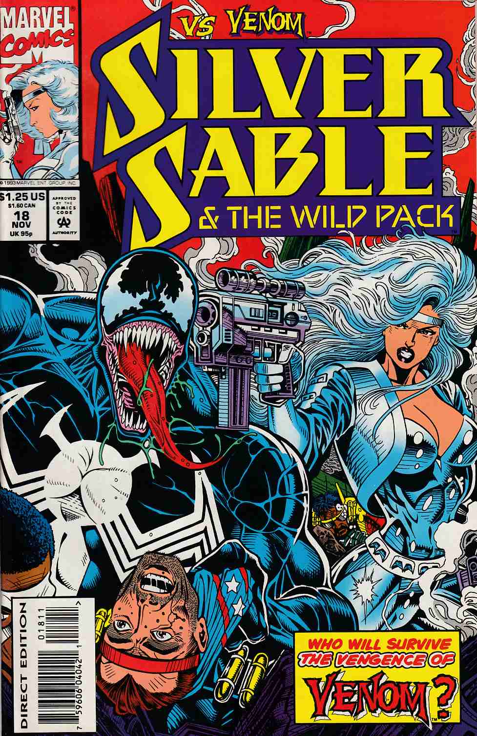 Комикс серебряные. Silver Sable 18. Marvel Wild Pack. Silver Sable and Wild Pack. Серебряный Соболь 18.