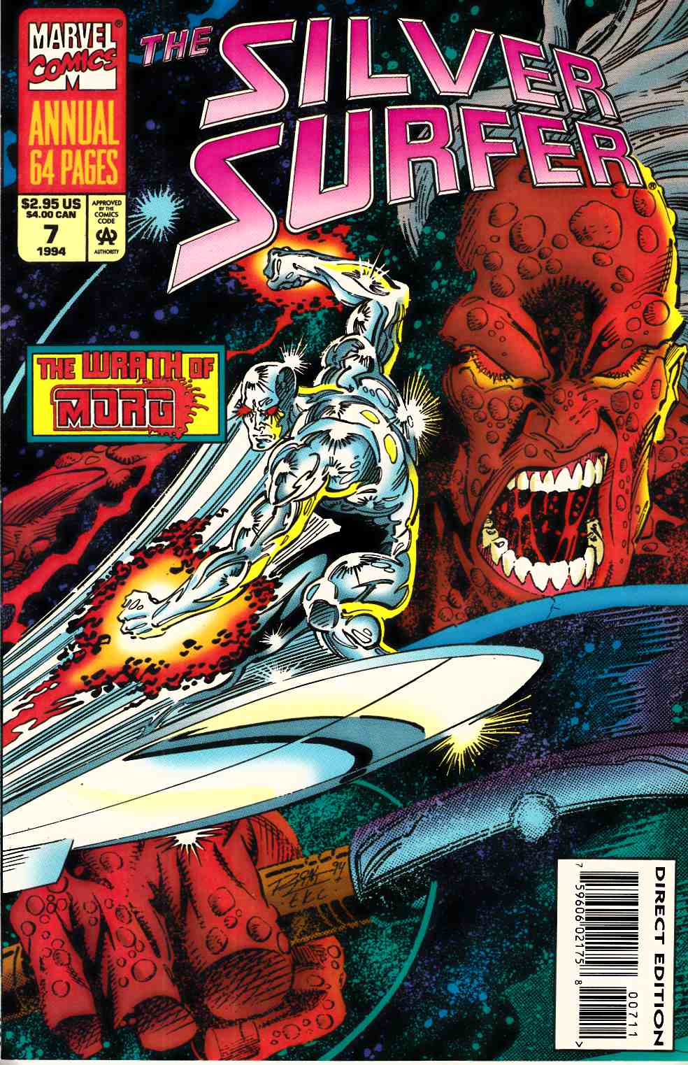 Silver Surfer Annual #7 Very Fine (8.0) [Marvel Comic] THUMBNAIL