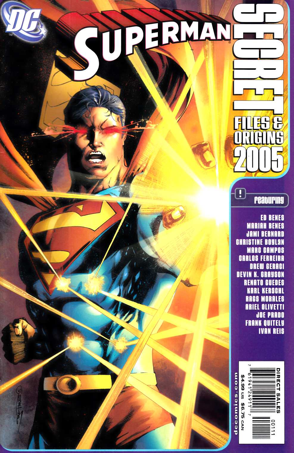 Superman Secret Files & Origins 2005 Fine (6.0) [DC Comic] LARGE