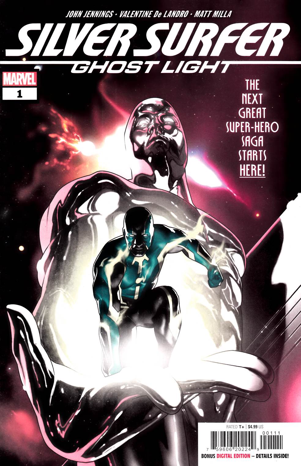 Silver Surfer Ghost Light #1 Near Mint (9.4) [Marvel Comic] LARGE