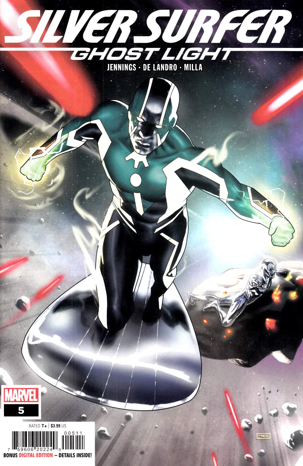 Silver Surfer Ghost Light #5 Near Mint (9.4) [Marvel Comic] THUMBNAIL