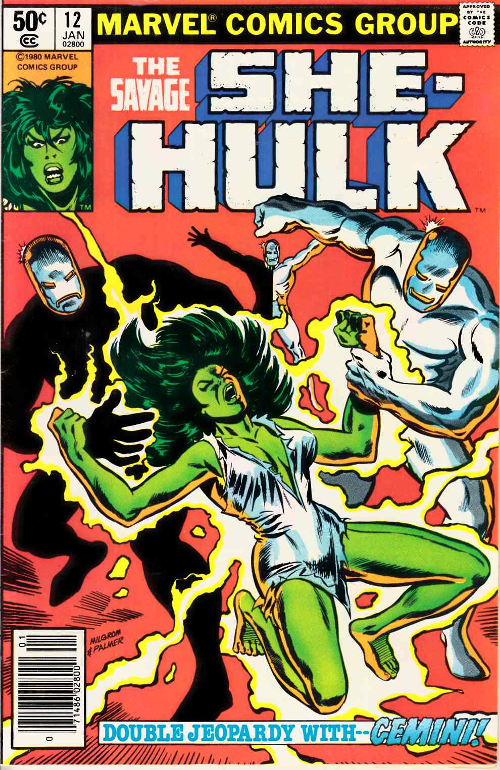 Savage She-Hulk #12 Newsstand Edition Very Fine (8.0) [Marvel Comic] LARGE