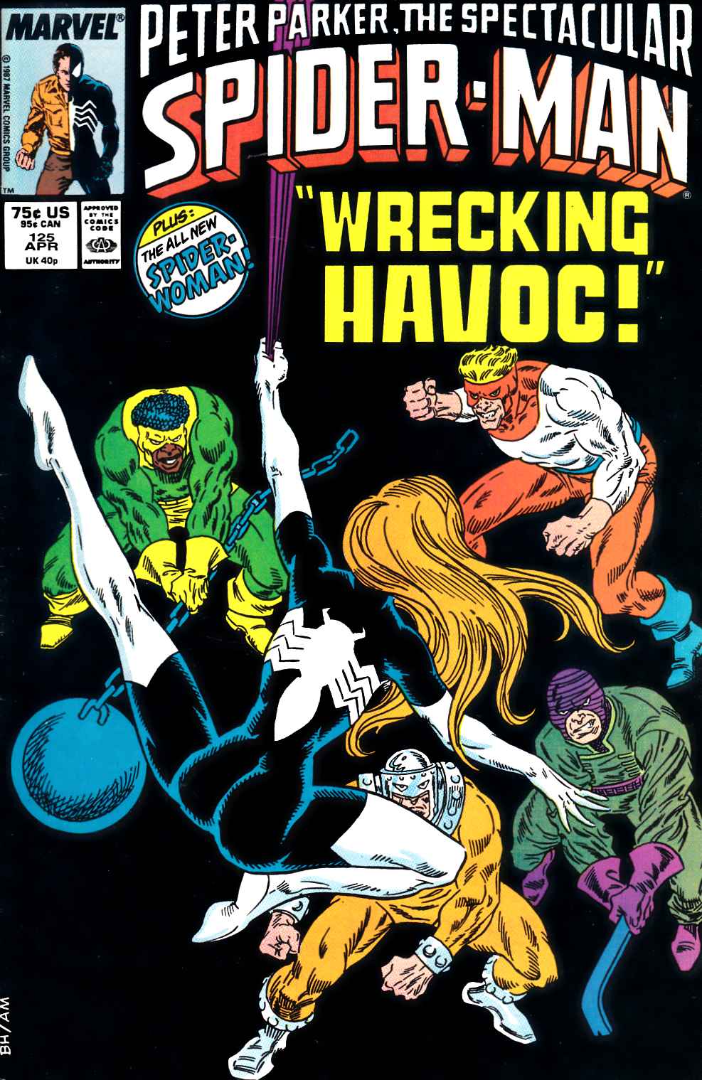 Spectacular Spider-Man #125 Very Fine (8.0) [Marvel Comic] THUMBNAIL