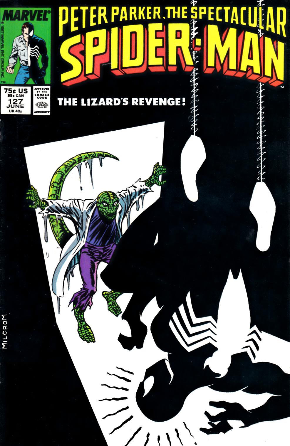 Spectacular Spider-Man #127 Fine (6.0) [Marvel Comic] THUMBNAIL