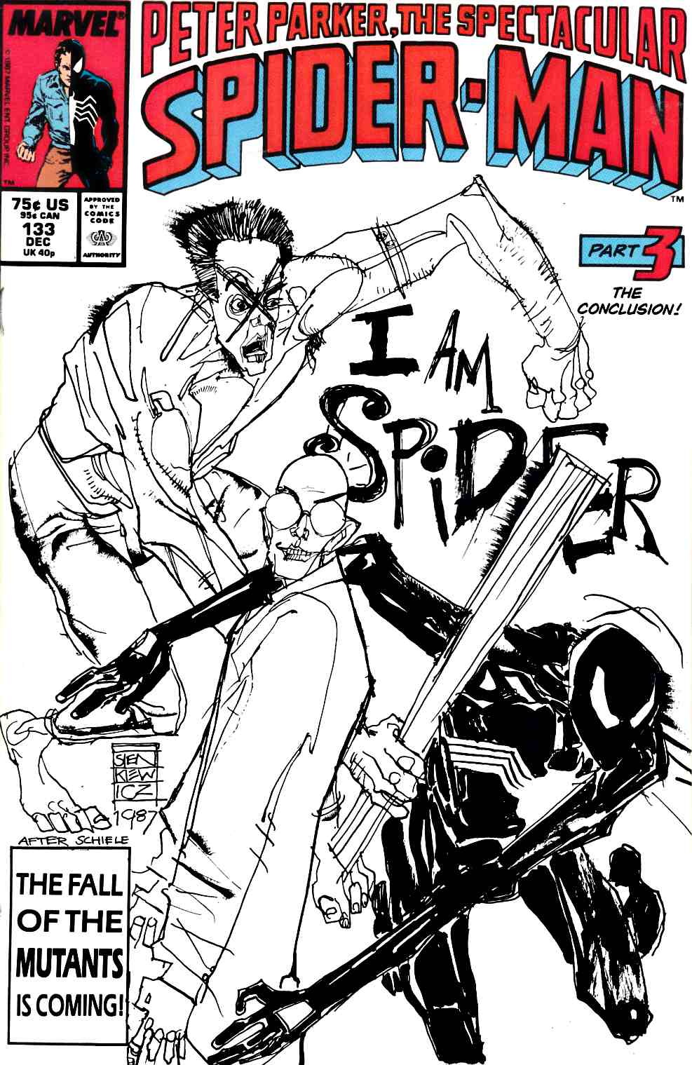 Spectacular Spider-Man #133 Fine (6.0) [Marvel Comic] THUMBNAIL