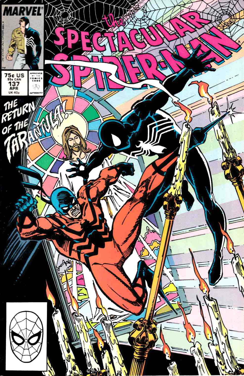 Spectacular Spider-Man #137 Very Fine (8.0) [Marvel Comic] THUMBNAIL